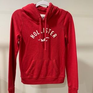Hollister red hoodie